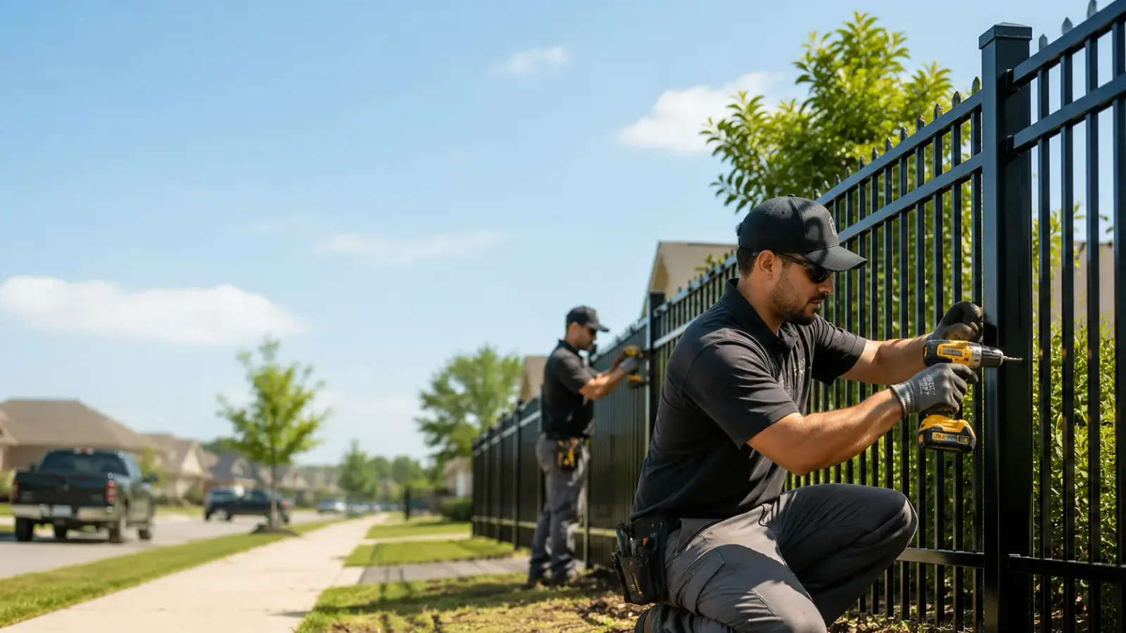Metal Fence Installation in Plano, IA